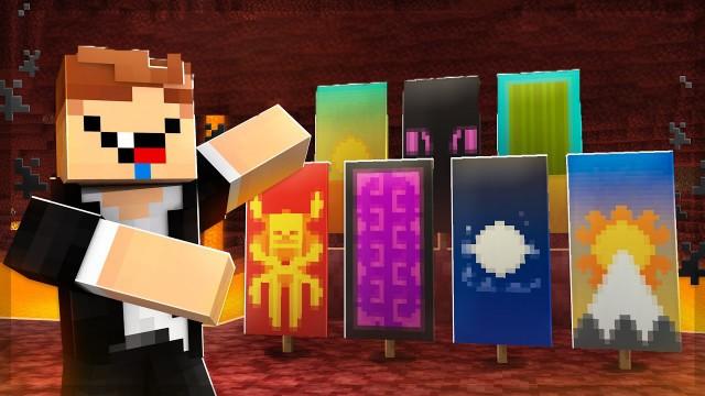 DECORATING NETHER with BANNERS!