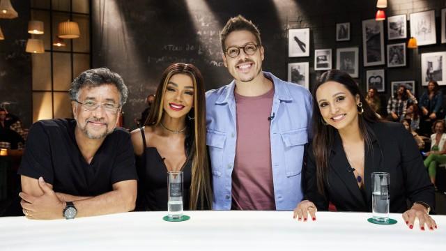 Brunna Gonçalves, Maurício Manfrini e Thaíssa Carvalho
