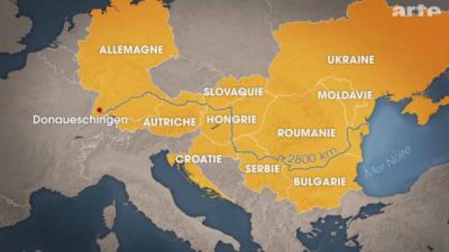 Le Danube, cartographie politique