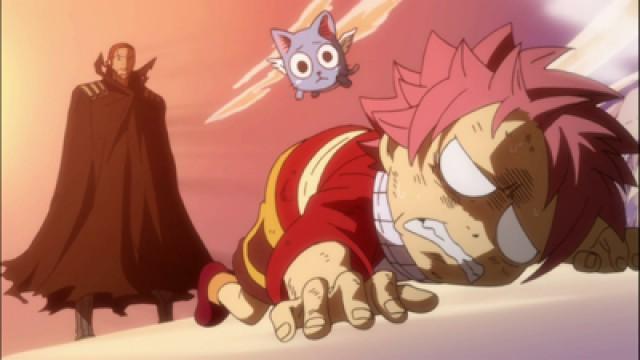 Natsu contre Gildarts