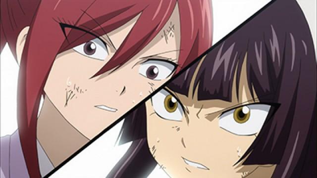 Erza vs Kagura