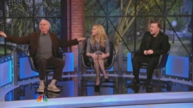 Madonna, Larry David, Ricky Gervais