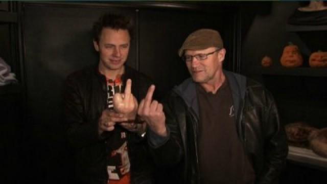 James Gunn und Michael Rooker