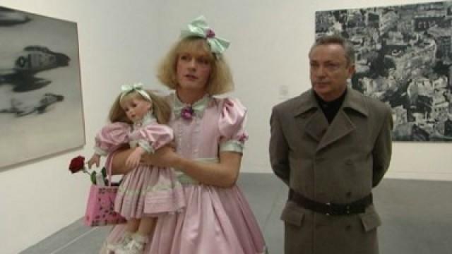 Udo Kier und Grayson Perry in London