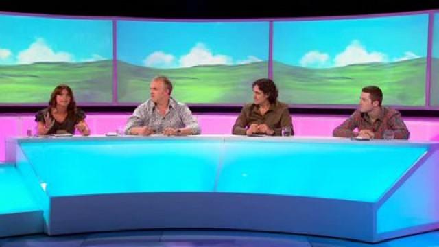 Micky Flanagan, Carol Vorderman and Suzi Perry