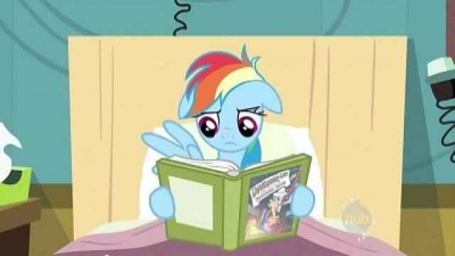 Rainbow Dash, die Leseratte