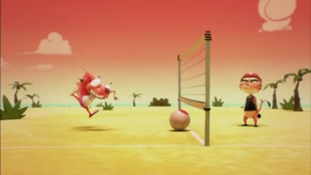 Let's play beach volleyball