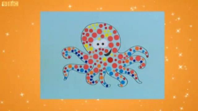 Sticky Dot Octopus Picture