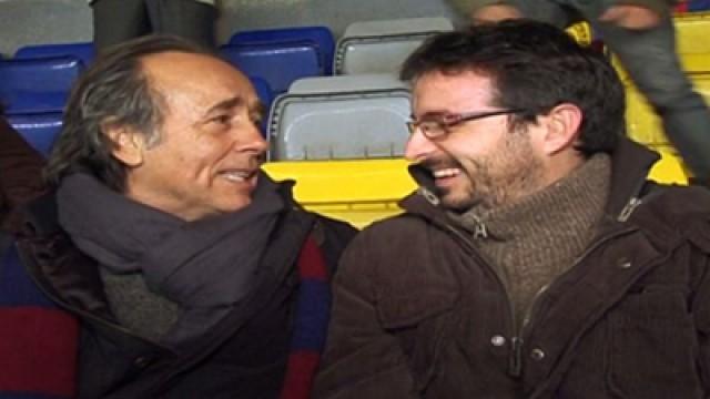 Barça - Atleti con Serrat y Juan Luis Cano