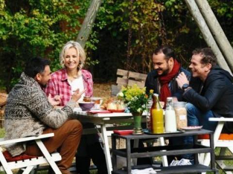 Garou, Adriana Karembeu & François-Xavier Demaison