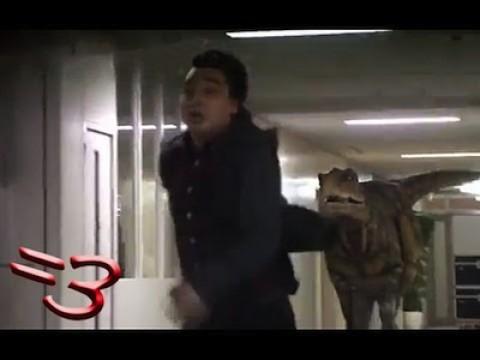 Scary Raptor Prank