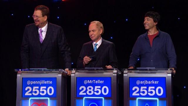 Penn Jilette, Teller, Arj Barker