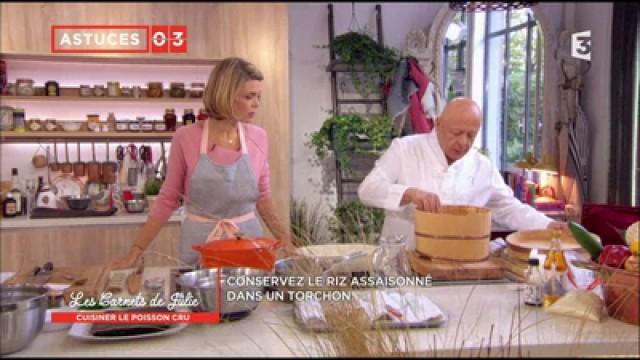 Cuisiner le poisson cru, avec Thierry Marx