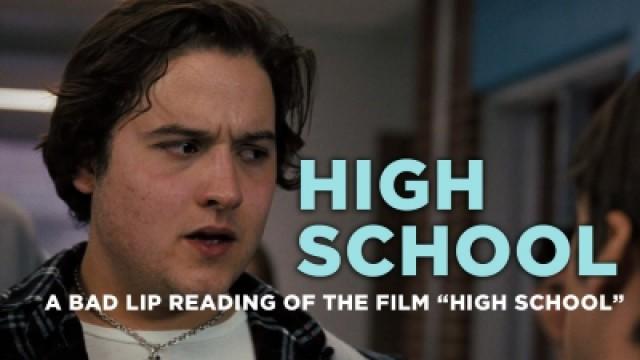 A Bad Lip Reading of a scene from "High School"