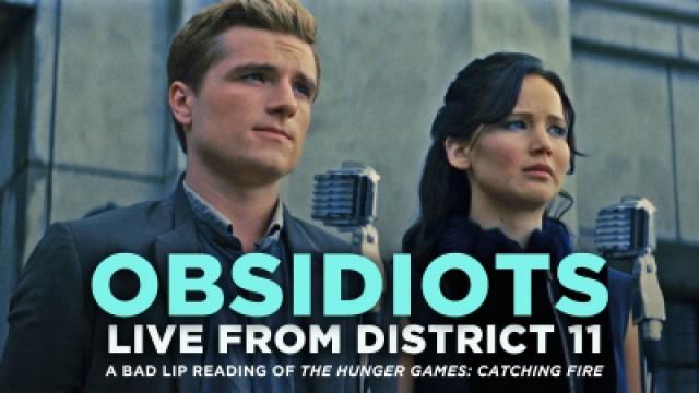 "OBSIDIOTS: Live From District 11" -- A Bad Lip Reading of Catching Fire