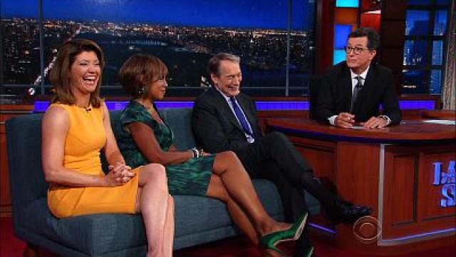 Charlie Rose, Gayle King, Norah O'Donnell, DeRay Mckesson, Bonnie McFarlane