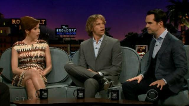 Ellie Kemper, Eric Christian Olsen, Jimmy Carr