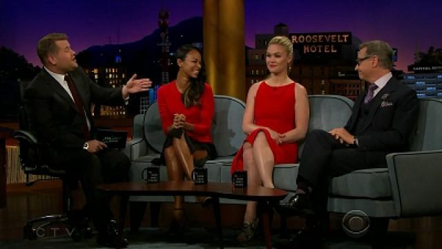 Julia Stiles, Zoe Saldana, Paul Feig, Lewis Del Mar