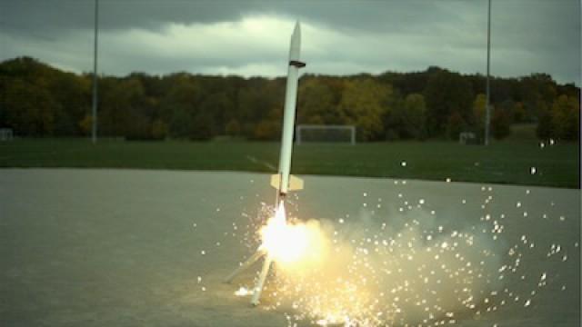 6ft Rockets in Slow Motion