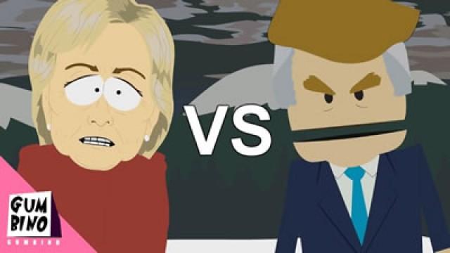 Donald Trump vs Hillary Clinton - ERB animated