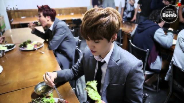 SUGA's way to make a 'ssam' fast!