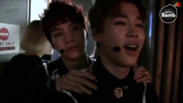 SUGA's eyes & Jimin's delusion lol