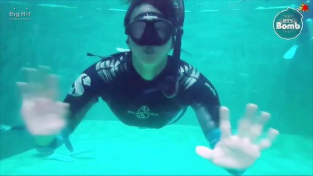 Jin's 'Skin diving' Training @ 정글의법칙