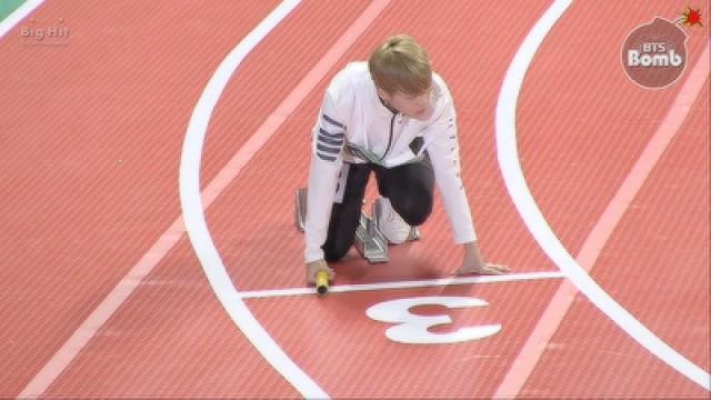 BTS' Relay race @ 2016 추석특집 아육대