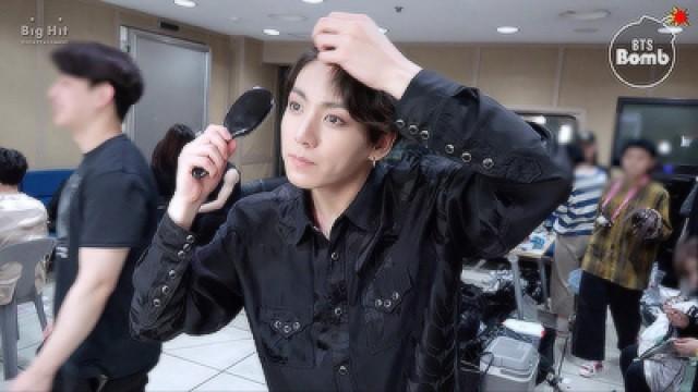 JK's self hair styling