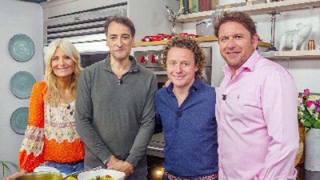 Gaby Roslin, Alistair McGowan, Tom Kitchin