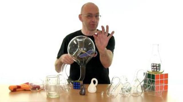 A mirror paradox, Klein bottles and Rubik's cubes