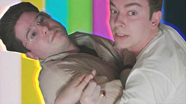 Trapped in the closet.