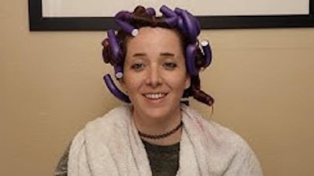 Giving Myself A Perm