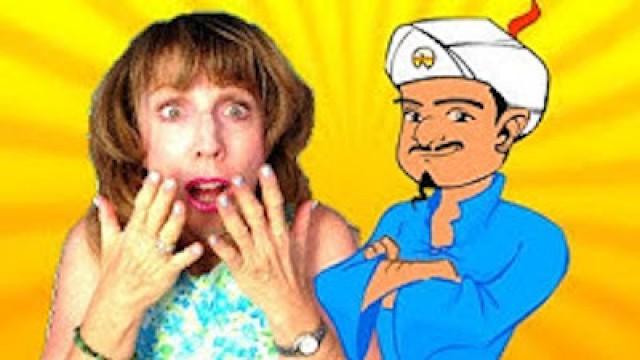 AKINATOR with MY MOM!