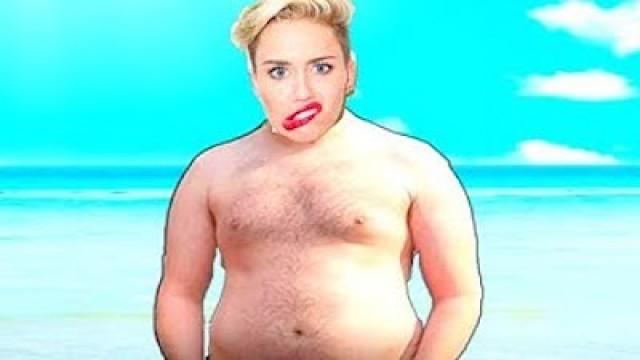 MILEY CYRUS has a MAN BODY!?