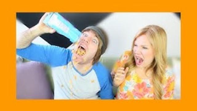 THE GOLDFISH CRACKER *CHALLENGE*! (with LISBUG)