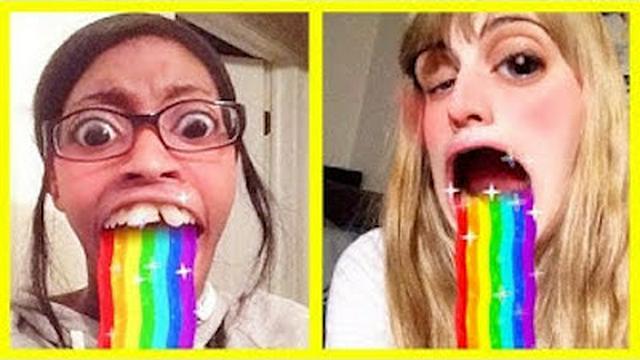 RAINBOW BARF SNAPCHAT *FAILS*!