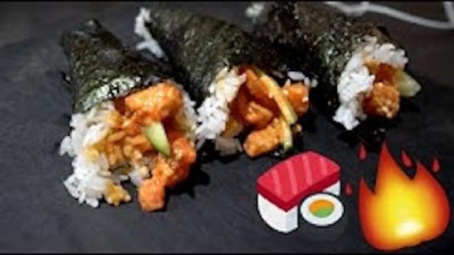 how to make vegan spicy tuna sushi