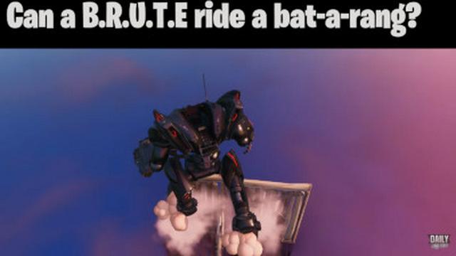 Are BAT-ROCKETS Possible?! (Batarang + Rocket) - Fortnite Mythbusters Ep.1