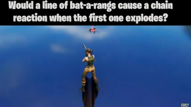 1000 Batarang Chain Explosion TRICK!! - Fortnite Daily Mythbusters Ep.2