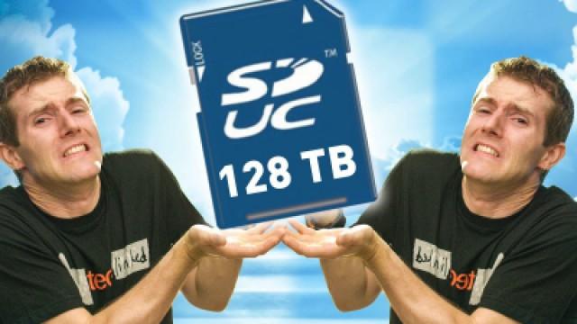 128 TERABYTES on an SD CARD!!