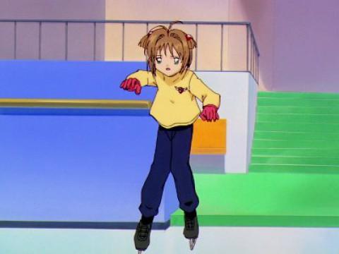 El frío patinaje de Sakura