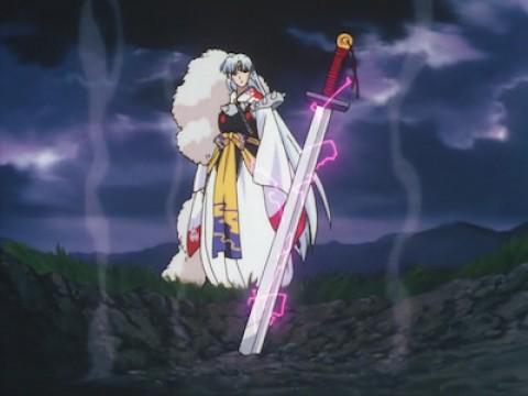 Sesshomaru Wields Tokijin