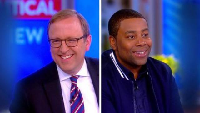 Jonathan Karl and Kenan Thompson