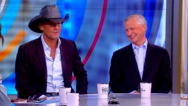 Tim McGraw & Jon Meacham; Elaine Welteroth