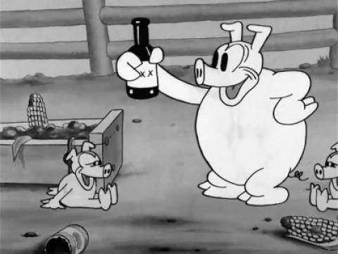 El alcohol cuelga alto