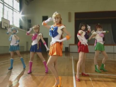 The Five Sailor Senshi Finally Together