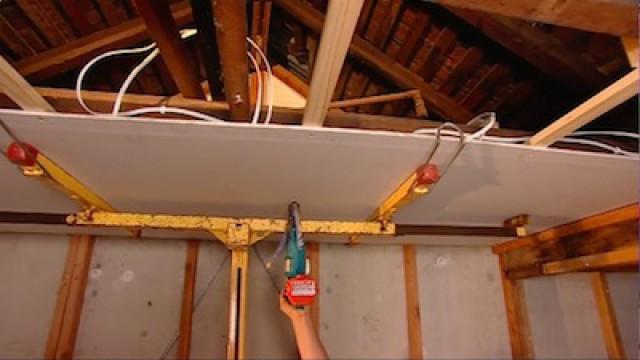 Installing a Plasterboard Ceiling