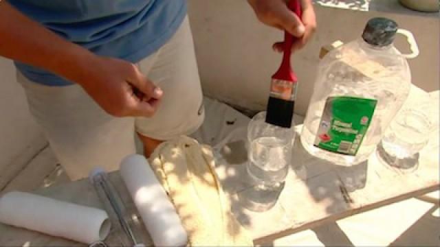 Preparing Paint Brushes and Rollers