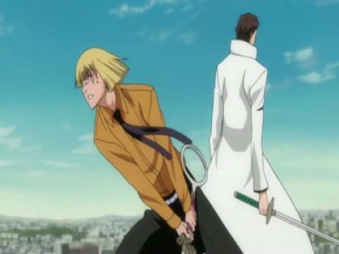 Lutte désesperée contre Aizen ! Le Shikai d'Hirako !